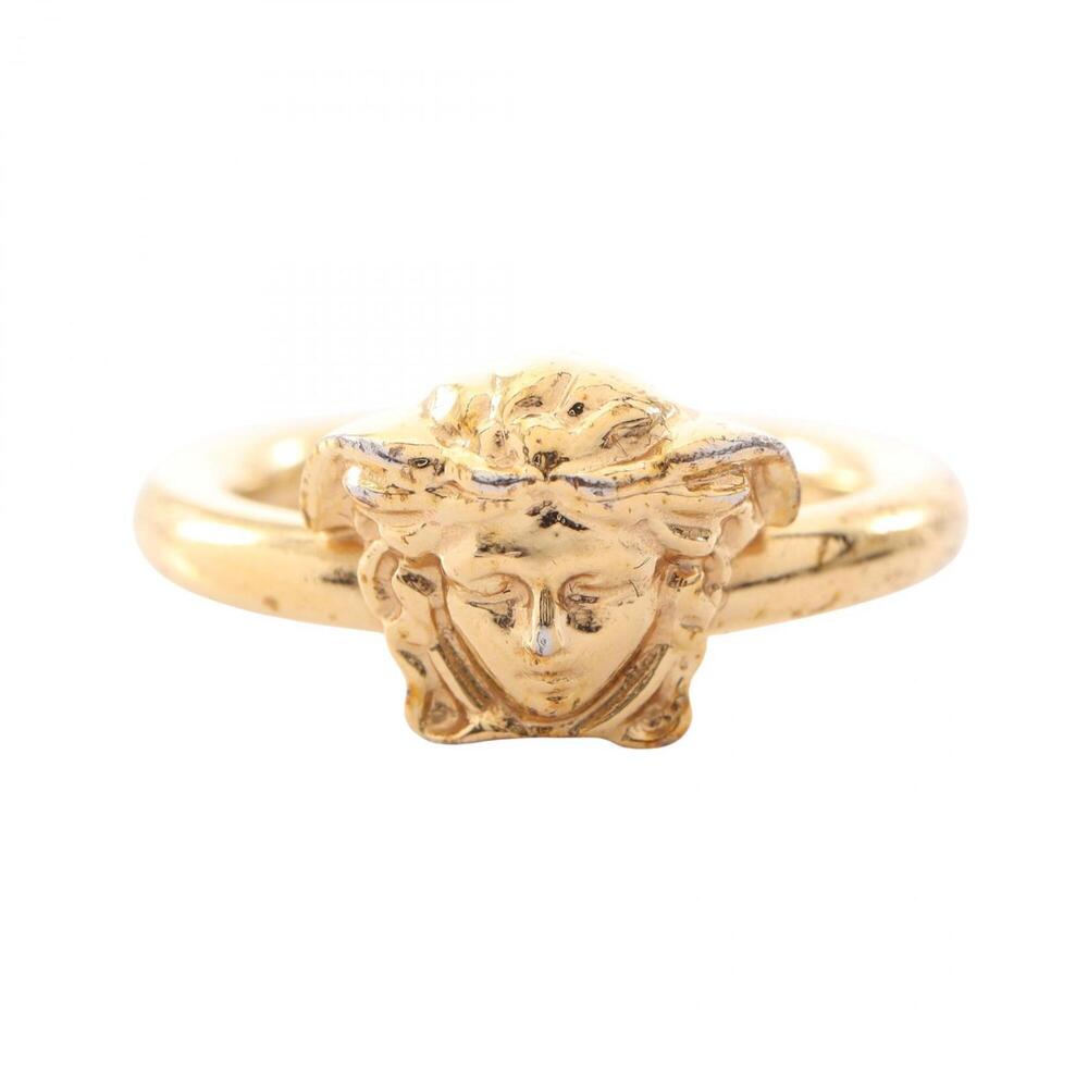 Versace Medusa Ring - Gold Plated Jewelry for Women (Gold Tone)